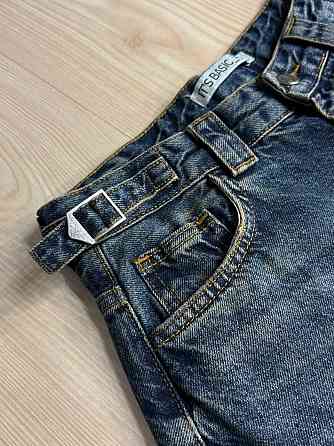 Джинси жіночі It’s Basic 2961-2W6-8 WIDE LEG baggy з регулюванням пояса сині, синій, 38, 38, 80 см, 106 см Київ