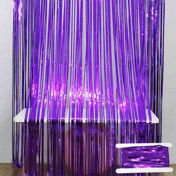 Дощик для фотозони 3 м на 1 м фіолетовий Київ