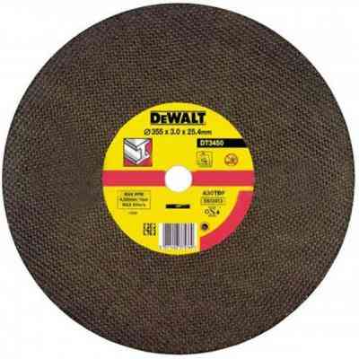 Круг відрізний DeWALT отрезной по металлу для пил, 355х3.0х25.4мм. (DT3450-QZ) Вінниця