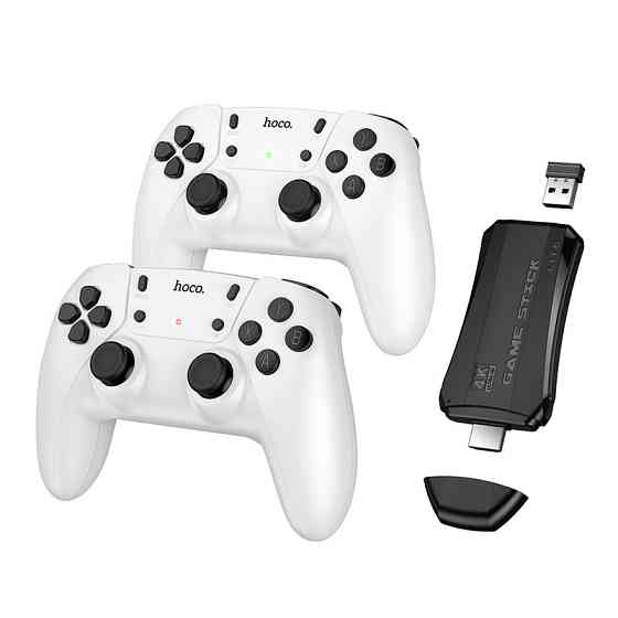 Игровая приставка + 2 джойстика HOCO GA31 Collection game box+two wireless gamepads set White Одесса