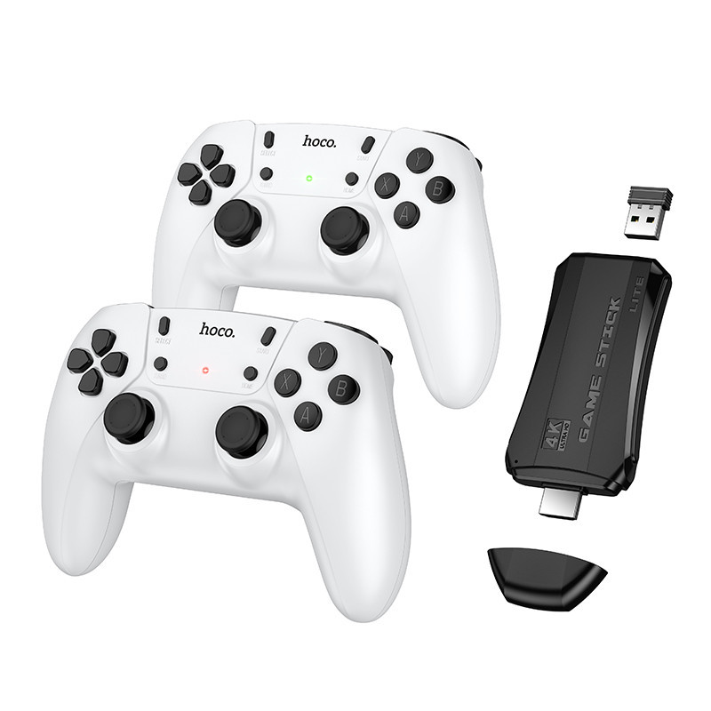 Игровая приставка + 2 джойстика HOCO GA31 Collection game box+two wireless gamepads set White Одесса - изображение 1