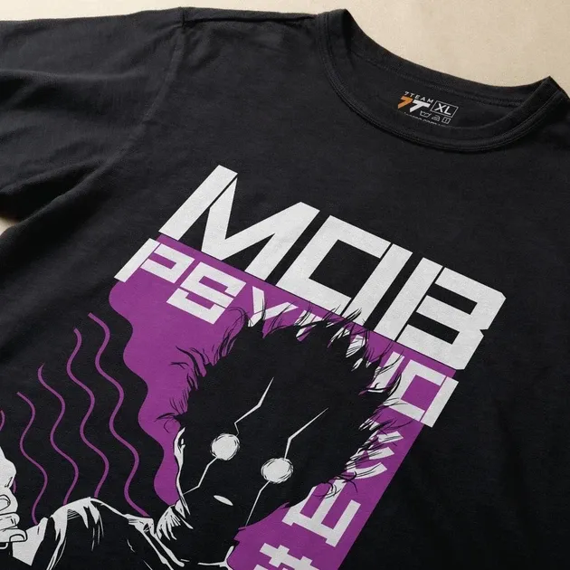 Футболка чоловіча з  принтом Mob Psycho #5 Розмір 48 Anime0901 Дніпро - фото 3