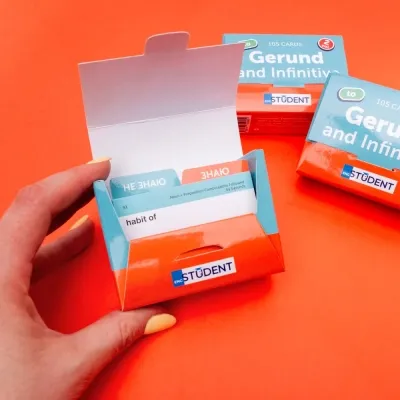 Навчальний набір English Student Картки для вивчення англійських слів Gerund and Infinitive vol.2 (укр.) (591225994) Вінниця