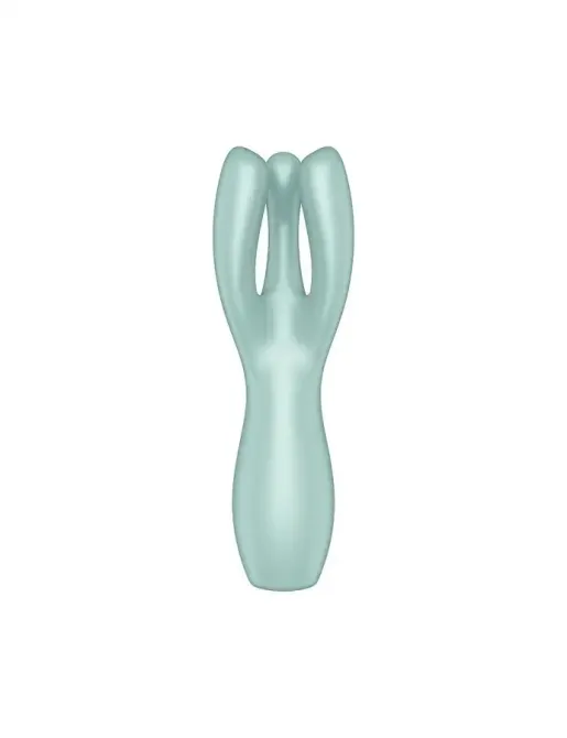 Кліторальний вібратор Satisfyer Threesome 3 Mint з трьома пальчиками Львів - фото 3