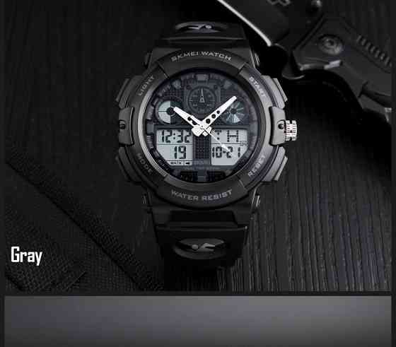 Чоловічий водонепроникний годинник Skmei 1270 Чорний Вінниця