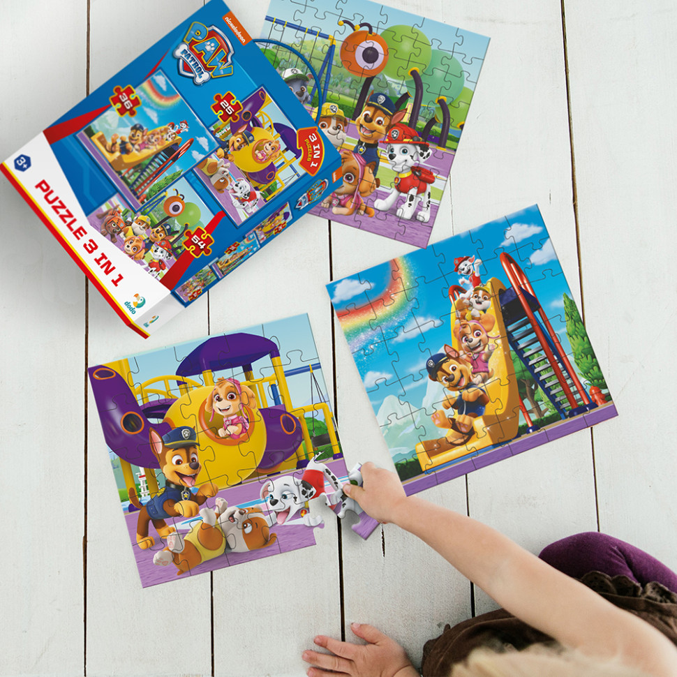 Детский пазл Игровая площадка Paw Patrol 200578, 3 в 1 Винница - изображение 8