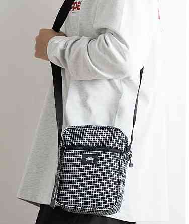 Сумка через плечо Stussy 19x16 камуфляж Белый Запоріжжя
