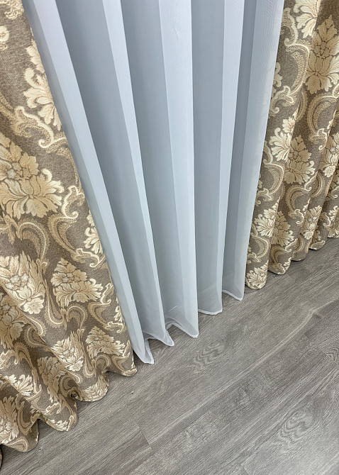 Шторная ткань, лен, коллекция 