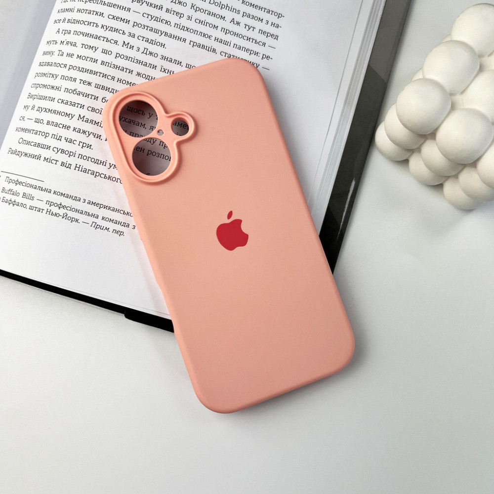 Чохол для смартфона Silicone Full Case AA Camera Protect for Apple iPhone 16 37,Grapefruit Київ - фото 7