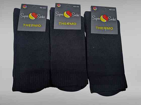 Носки мужские высокие. Теплые с махрой внутри (3шт в уп) SuperSocks art.030 42-44 Киев