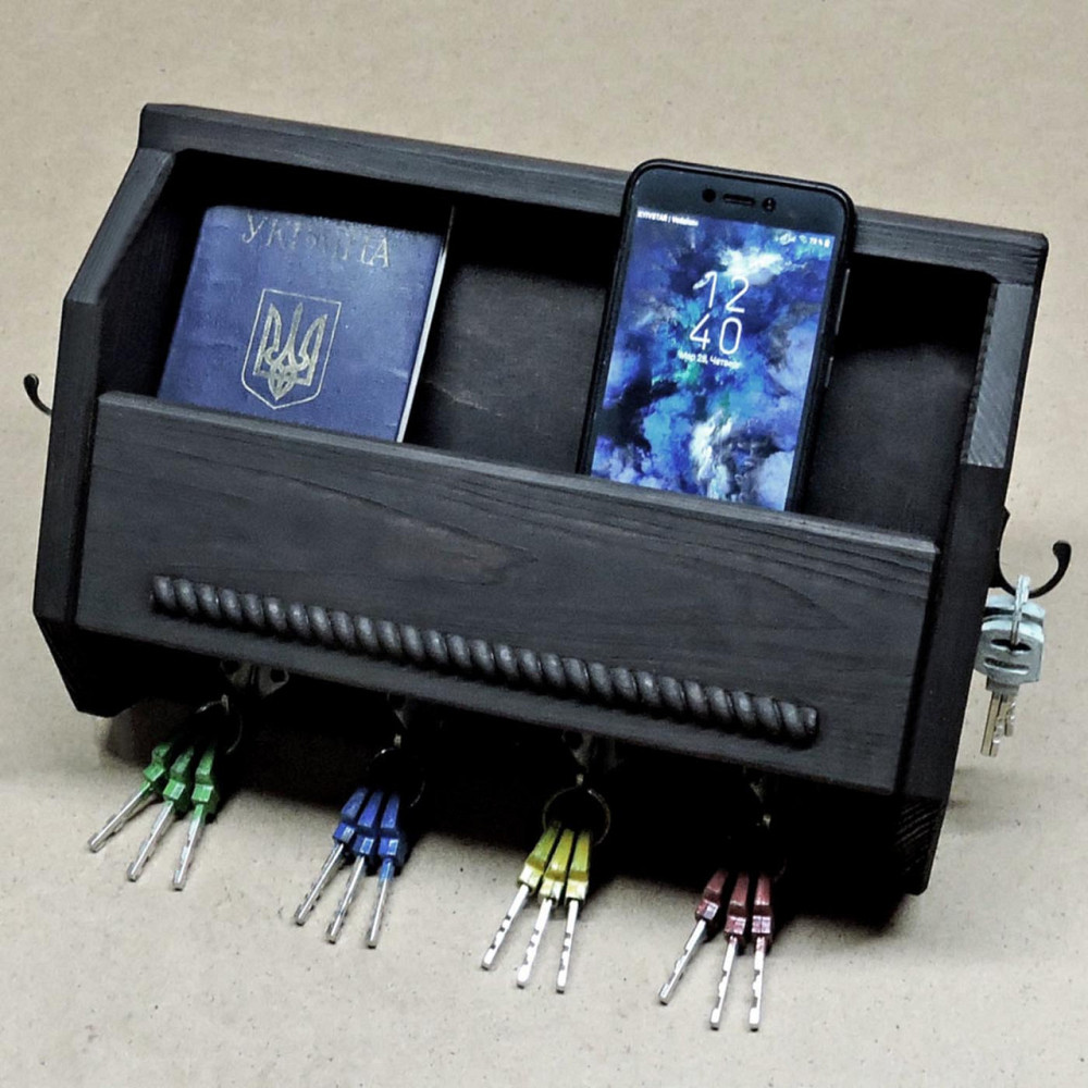 Ключниця дерев'яна "Шенонсо" венге Миколаїв - фото 1