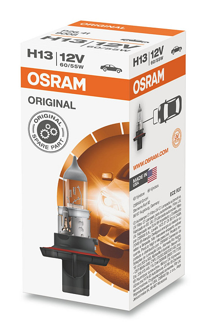 Галогеновая лампа OSRAM H13 9008 60/55W 12V P26,4t Харків - фото 2