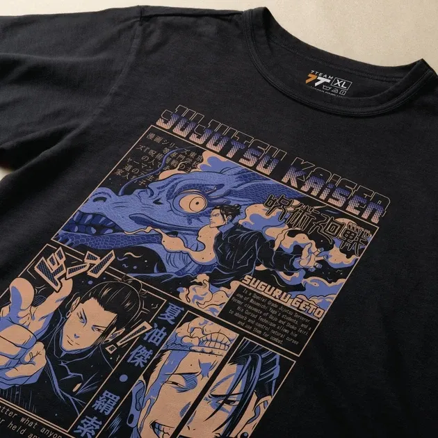 Футболка для підлітка хлопчика з принтом Магическая Битва Сугуро Гето 4 Розмір 160 Anime10714 Дніпро - фото 4