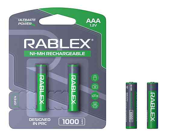 Акумулятор Rablex HR3/AAA Ni-MH 1000mAh 1.2V 1 шт. Дніпро