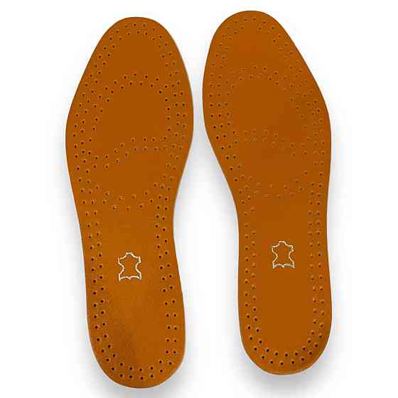 Устілка, шкіряна устілка коричнева розміри устілок 36-48 маломірки Харків