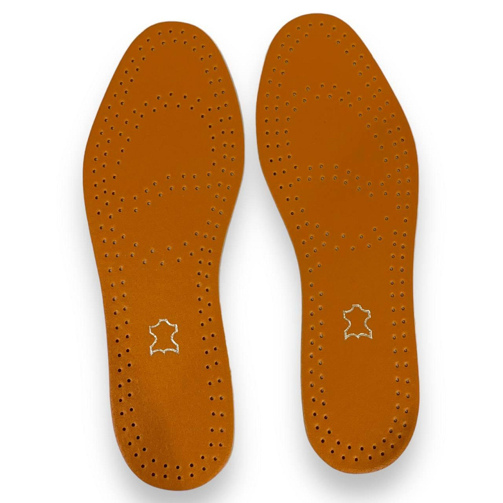 Стелька, кожаная  стелька коричневая  размеры стелек 36-48 маломерки Харьков - изображение 1