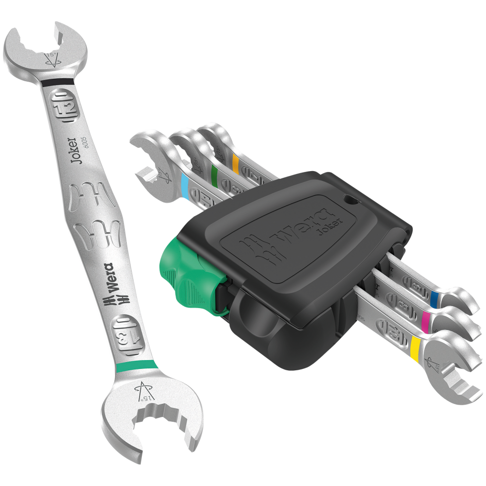 Набір ключів ріжкових, 4шт. 6-13мм, Wera 6005 Joker 4 Set 1 05020314001 Одеса - фото 1