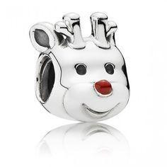 Срібна намистина Пандора  "Новорічний олень" 791781EN39 MasterSem Київ - фото 1