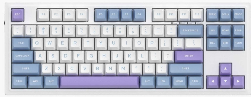 Безпроводная Клавиатура: DURGOD K100 TKL Gateron Smoothie. Киев - изображение 1