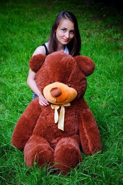 Плюшевий ведмедик М'яка іграшка Рафаель 120 см Шоколадний Тернопіль - фото 1