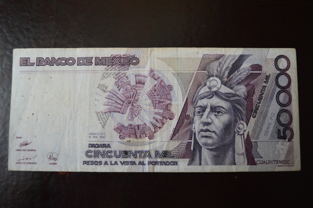 Мексика/Mexico 50000 Pesos 1990 год Полтава - изображение 1
