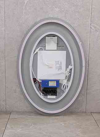 Зеркало Mixxus PLAIN MV02-50x70 с Led Touch, Anti-fog, димером, регулятором яркости, часами (MI6010) Киев