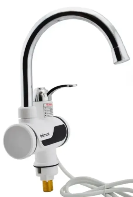 Цифровой мгновенный водонагреватель DIGITAL Display Pro Delimano с LED дисплеем, 3кВт, белый Одесса - изображение 9