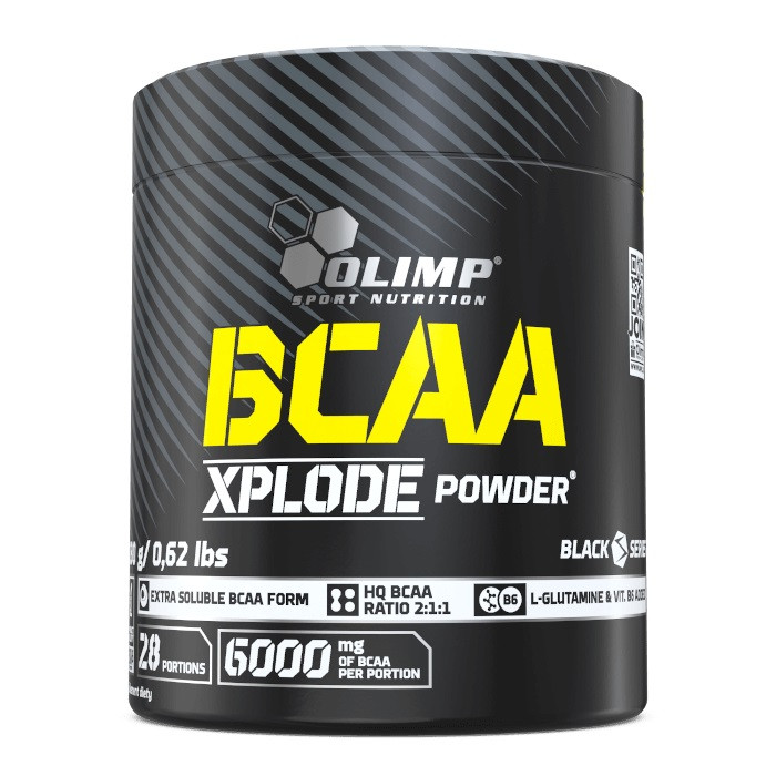 Амінокислоти Olimp BCAA Xplode Powder 280 г, лимон Луцьк - фото 1