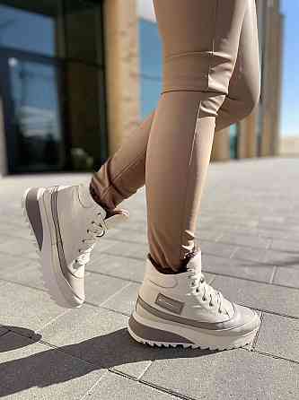 Черевики жіночі VLADEKS бежеві натуральна шкіра зима размеры 36-41 (4917) Коломия