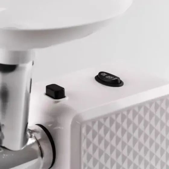 Мясорубка Domotec R3391 2000 Вт с реверсом, насадкой для колбас, 3 решетки, ножи из нержавеющей стал Киев