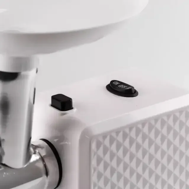 Мясорубка Domotec R3391 2000 Вт с реверсом, насадкой для колбас, 3 решетки, ножи из нержавеющей стали, черная Одесса - изображение 6