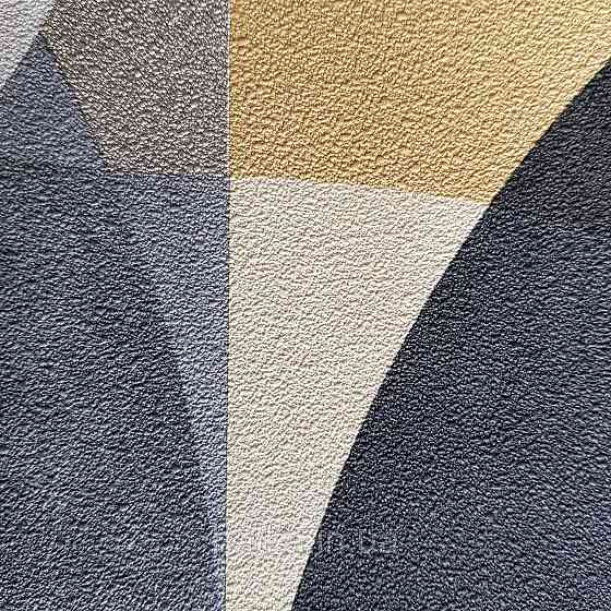 Шпалери метрові вінілові на флізелін дизайнерські Erismann Elle геометрія ромби кола жовтий чорний сірий Київ