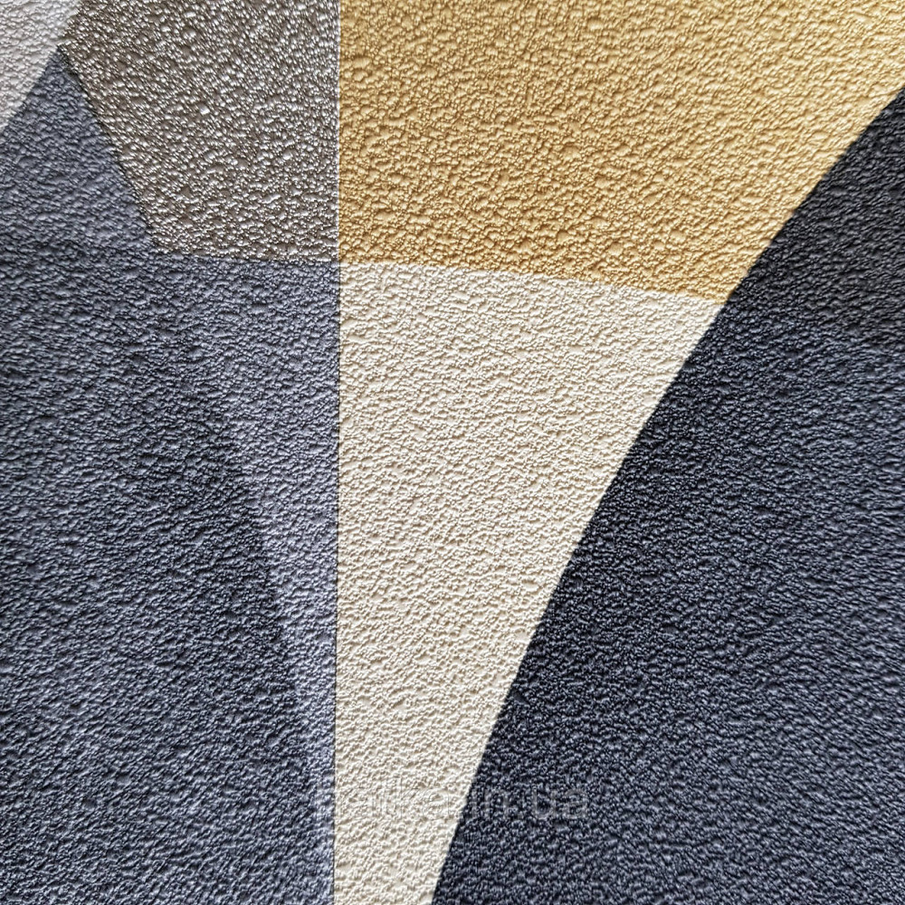 Шпалери метрові вінілові на флізелін дизайнерські Erismann Elle геометрія ромби кола жовтий чорний сірий Київ - фото 5