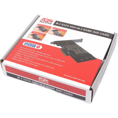 Контролер AgeStar PCIe 3.0 X2 for SSD M.2 NVMe (AS-MC02) Вінниця - фото 3