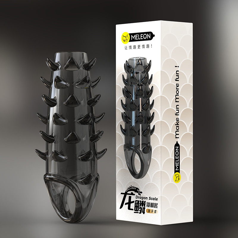 Стимулирующая насадка Meleon - Dragon Scale Ejaculation Control Sleeve, PS-02 Sex Aura Киев - изображение 10