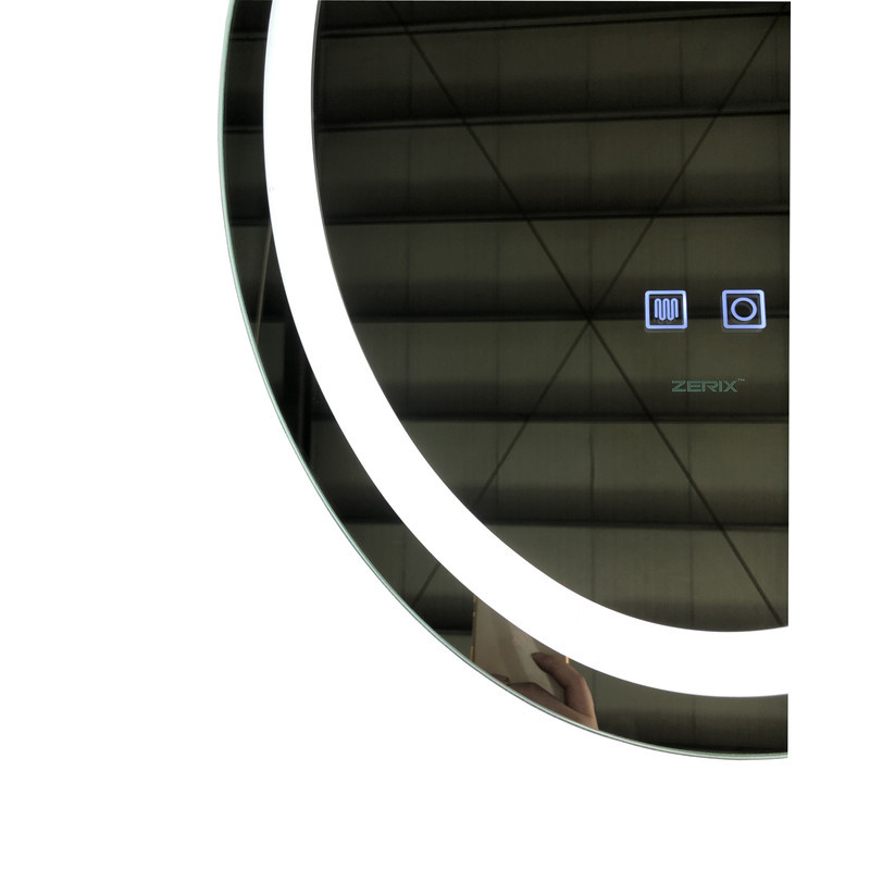 Дзеркало Zerix Fusion MV01-50x70 з LED Touch, Anti-fog, димером, регулятором яскравості (ZX6067) Київ - фото 3