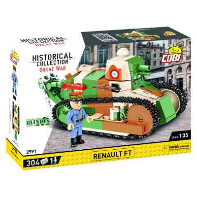Конструктор Cobi Первая Мировая Война Танк Рено FT-17, 304 деталей (COBI-2991) Винница