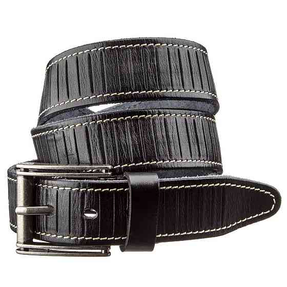 Ремінь чоловічий Vintage 20072 Чорний Київ