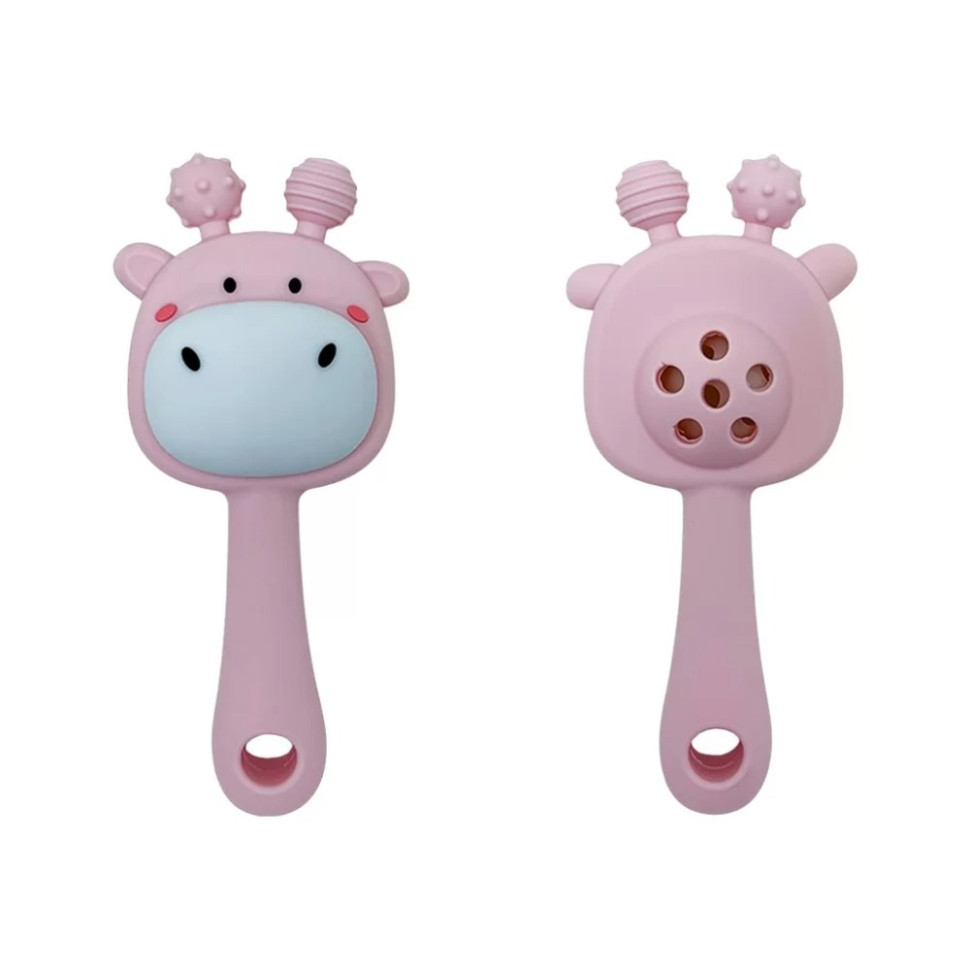 Силиконовый прорезыватель-погремушка 