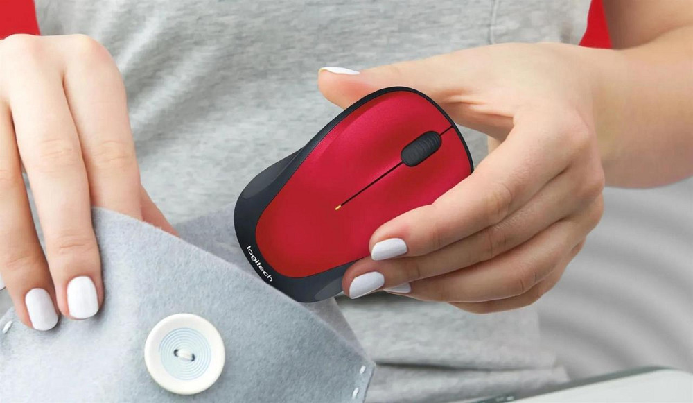 Миша бездротова Logitech M235 Red (910-002496)  Чорно-червоний Харків - фото 9