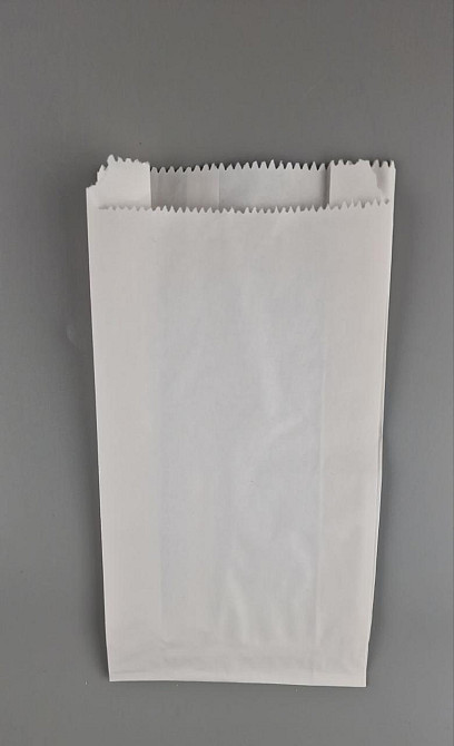 Пакет паперовий 14см 6*28см білий (1000 шт) Харків - фото 3