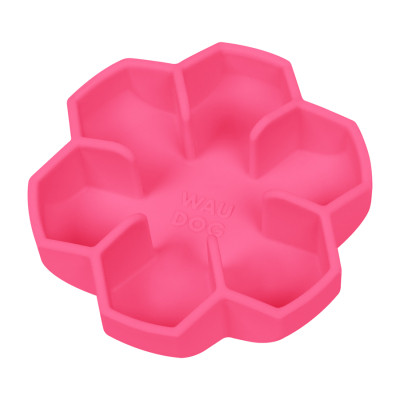 Универсальная посуда для животных WAUDOG Silicone миска для медленного питания 750 мл розовая (23547) Винница - изображение 1