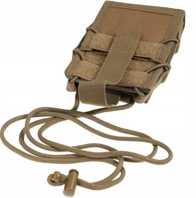 Тактичний Підсумок для смартфона та документів із системою Molle та ременем Mil-Tec від Sturm (13492019) Coyote Нововолинськ - фото 7
