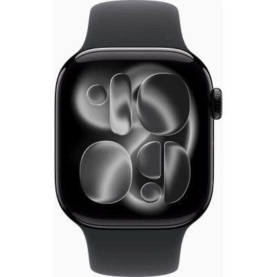 Смарт-часы Apple Watch Series 11 GPS 42mm Jet Black Aluminium Case with Black Sport Band - M/L (MEQU4RK/A) Винница - изображение 2