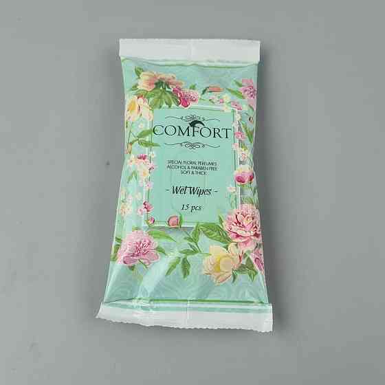 Волога серветка 15 шт "Comfort" (1 пачка) Харків