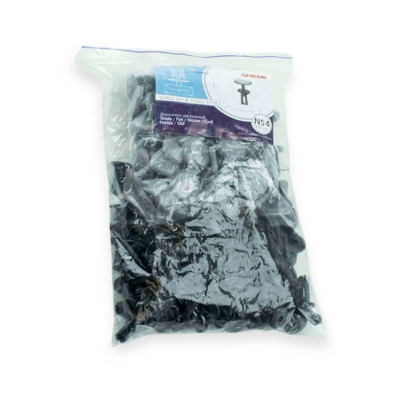 Кліпса №54 розпірний автомобіль Фіат, автомобіль Шкода, Honda (отв8,0, дл20, шл20) сіра (100шт) Мукачево - фото 2