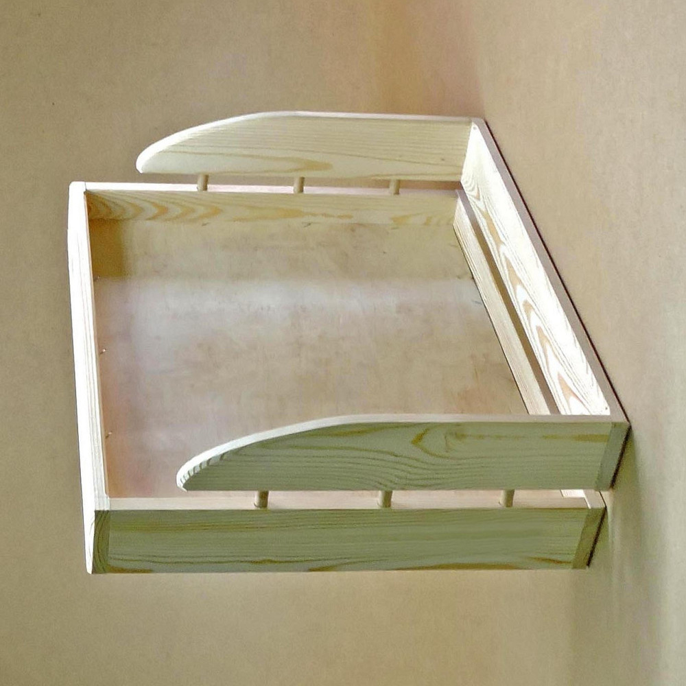 Лежак деревянный для собаки 