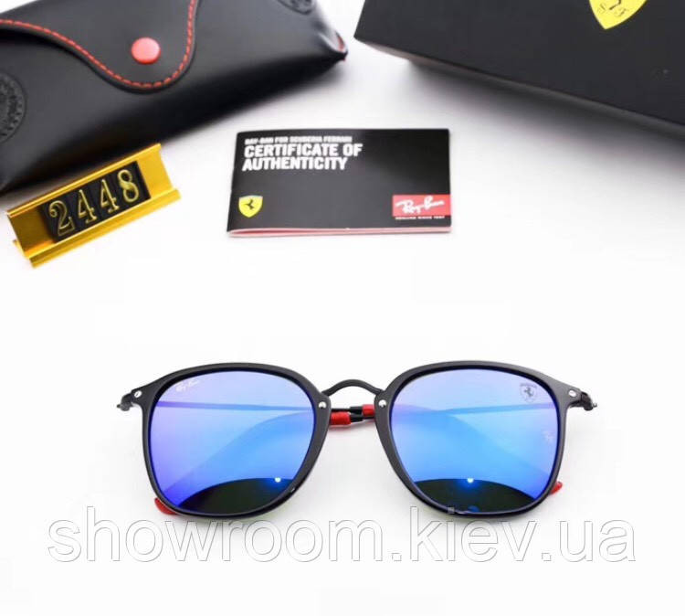 Мужские солнцезащитные очки Rb (2448) blue mirror Киев - изображение 2