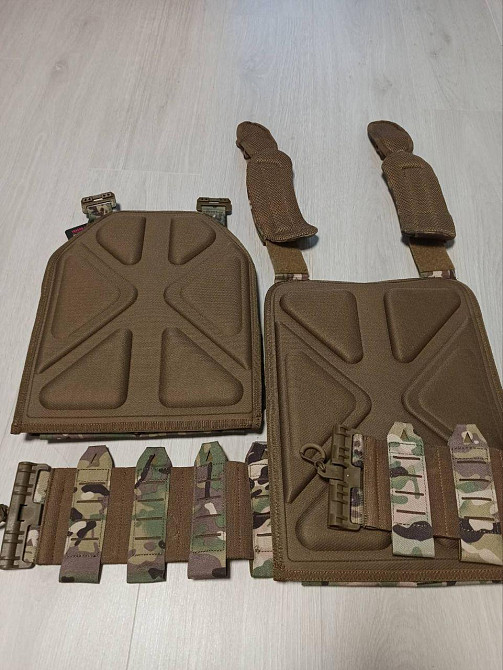 Плитоноска Yakeda (без плит) с подсумками под магазины и быстрым сбросом (Мультикам) Винница - изображение 5