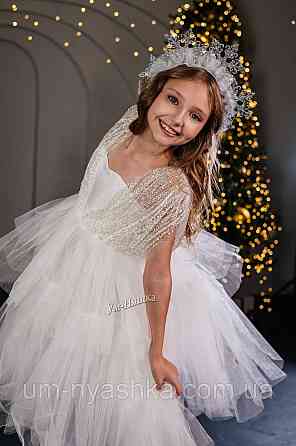 Нарядное белое платье на рост 134-146 Кривой Рог